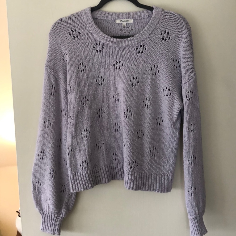 Madewell pointelle sweater